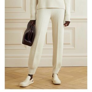 Frankie Shop Ribbed Knit Wool Jogger Pants NWOT